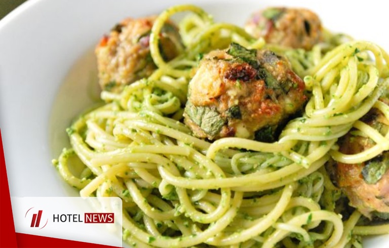 Spaghetti with chicken - Picture 1