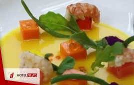 Garnish - Melon, Passionfruit and Shrimps