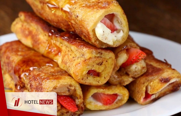 Strawberry Cream Cheese French Toast Roll-up - Picture 1