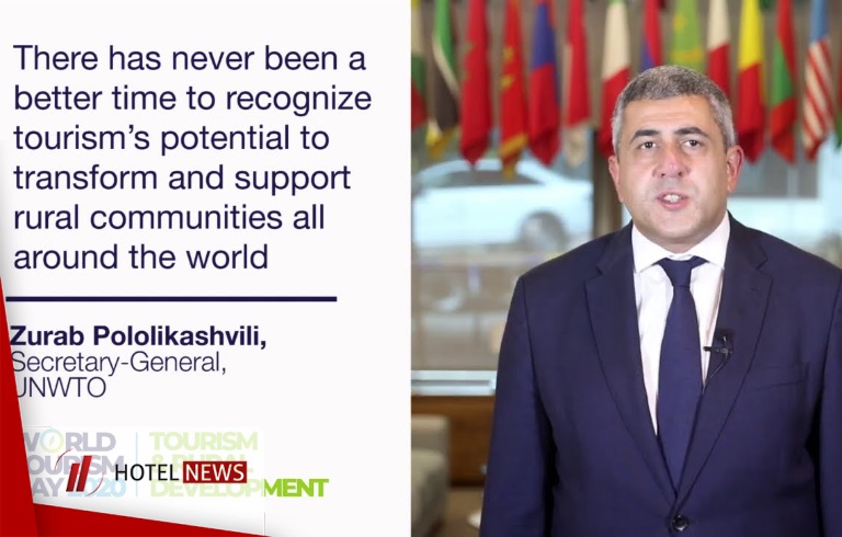پیام تصویری دبیر کل سازمان جهانی گردشگری به مناسبت روز جهانی گردشگری