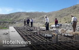 West Asia’s longest glass suspension bridge being built in Kordestan