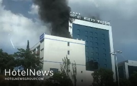 Around 200 evacuated from Madrid hotel fire, no one injured