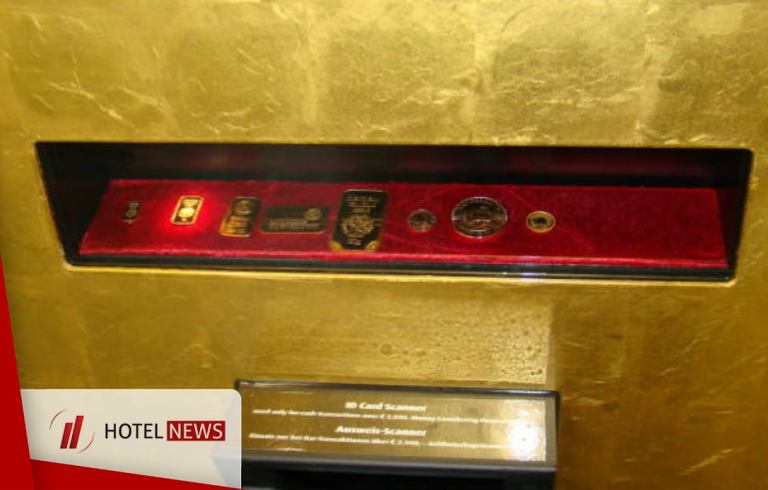 Buying gold in a vending machine in ABU Dhabi at Emirates palace!