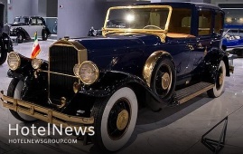 Gold-plated limousine, world’s only Panther-Laser shine at Tehran museum