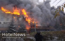 آتش‌سوزی هتل Kamaroom در روسیه