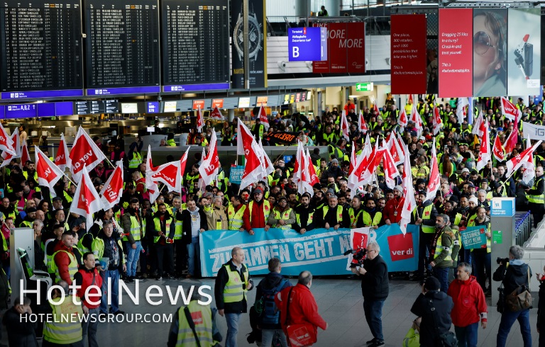 اعتصاب کارکنان امنیتی فرودگاه‌ها در آلمان - تصویر 1