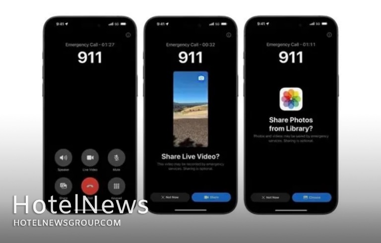  پخش زنده ویدیو هنگام تماس با پلیس و اورژانس - تصویر 1