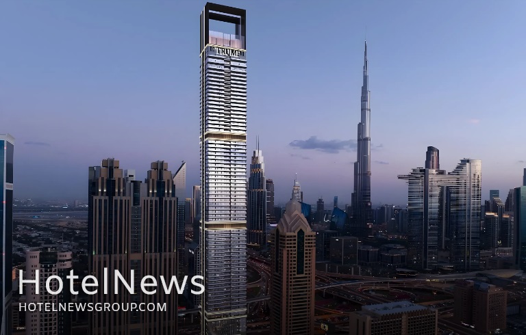 بلندترین استخر روباز جهان در برج جدید ترامپ در دبی - تصویر 1