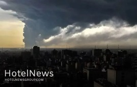 آلودگی آتش‌سوزی تأسیسات نفتی تهران به اندازه فوران آتشفشان بود