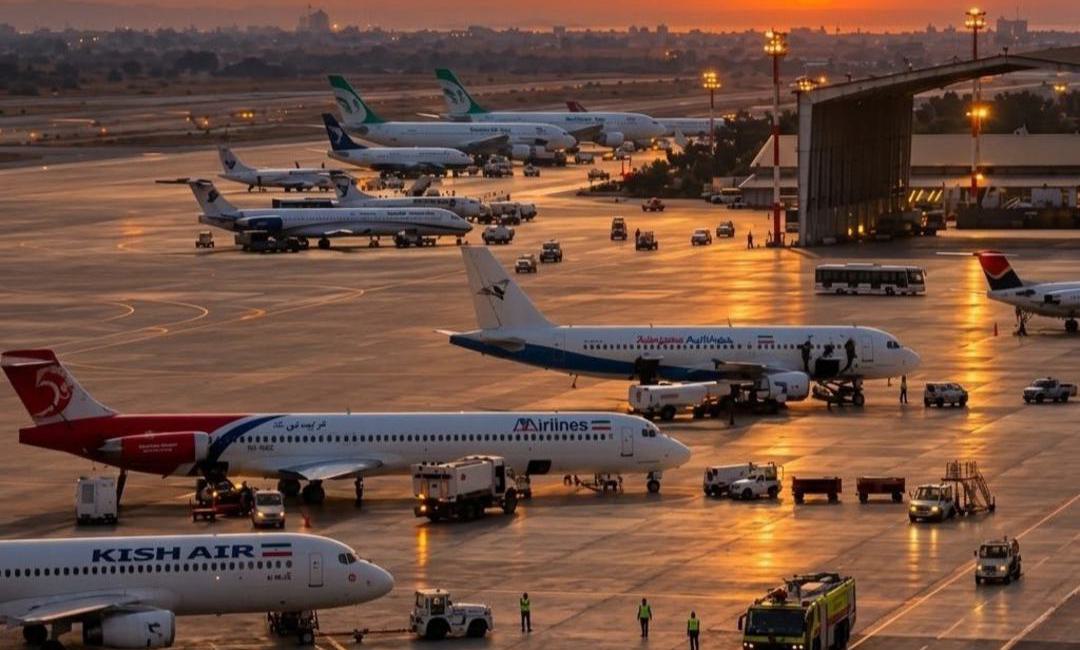 برنامه ۳۱ پرواز در فرودگاه کیش برای روز جمعه - تصویر 1