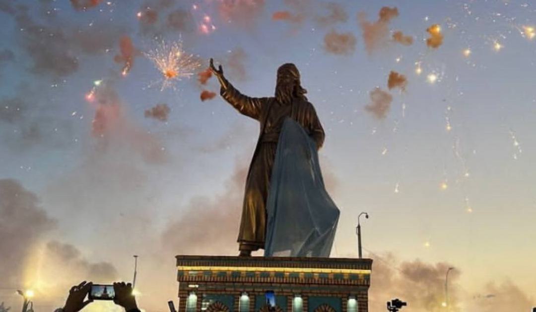 رونمایی از تندیس شمس تبریزی در خوی - تصویر 1